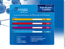 Tablet Screenshot of lavoisier.fr