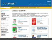 Tablet Screenshot of e.lavoisier.fr
