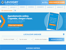 Tablet Screenshot of lavoisier.com.br